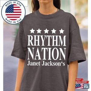 Rhymthm Nation Janet Jacksons T-Shirt Tour  T